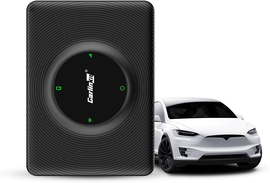 特斯拉1 CarlinKit T2C Tesla Wireless CarPlay Activation Adapter, brengt draadloze CarPlay-functionaliteit, ondersteunt Google Maps/Whatsapp/Spotify, compatibel met Tesla Model 3 en Model Y, enz. - Afbeelding 1