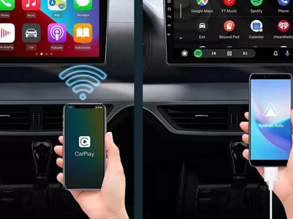 Carlinkit Mini Ultra Draadloze CarPlay & Android Auto Adapter 2025 – Zet Je Bedrade Aansluiting Om Naar Draadloos, Voor IOS 10 & Android 11 Bedraad Naar Draadloos