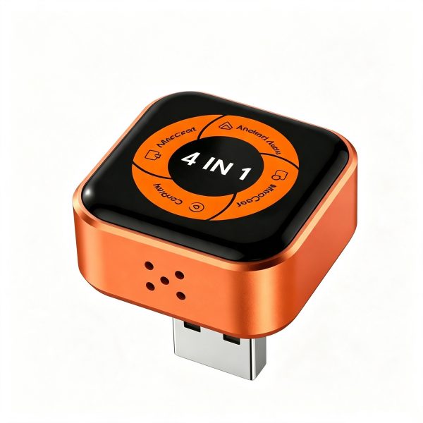 Carlinkit 4-in-1 draadloze CarPlay-adapter — CarPlay, Android Auto & schermspiegeling, 5,8 GHz wifi
